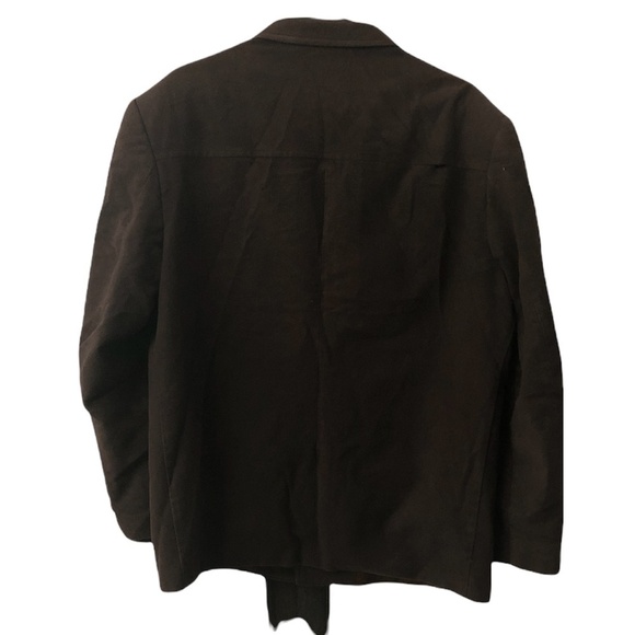 Vintage Western Jacket SUAVE Coat Men's Size 46 Brown Cowboy  Style - Picture 12 of 13